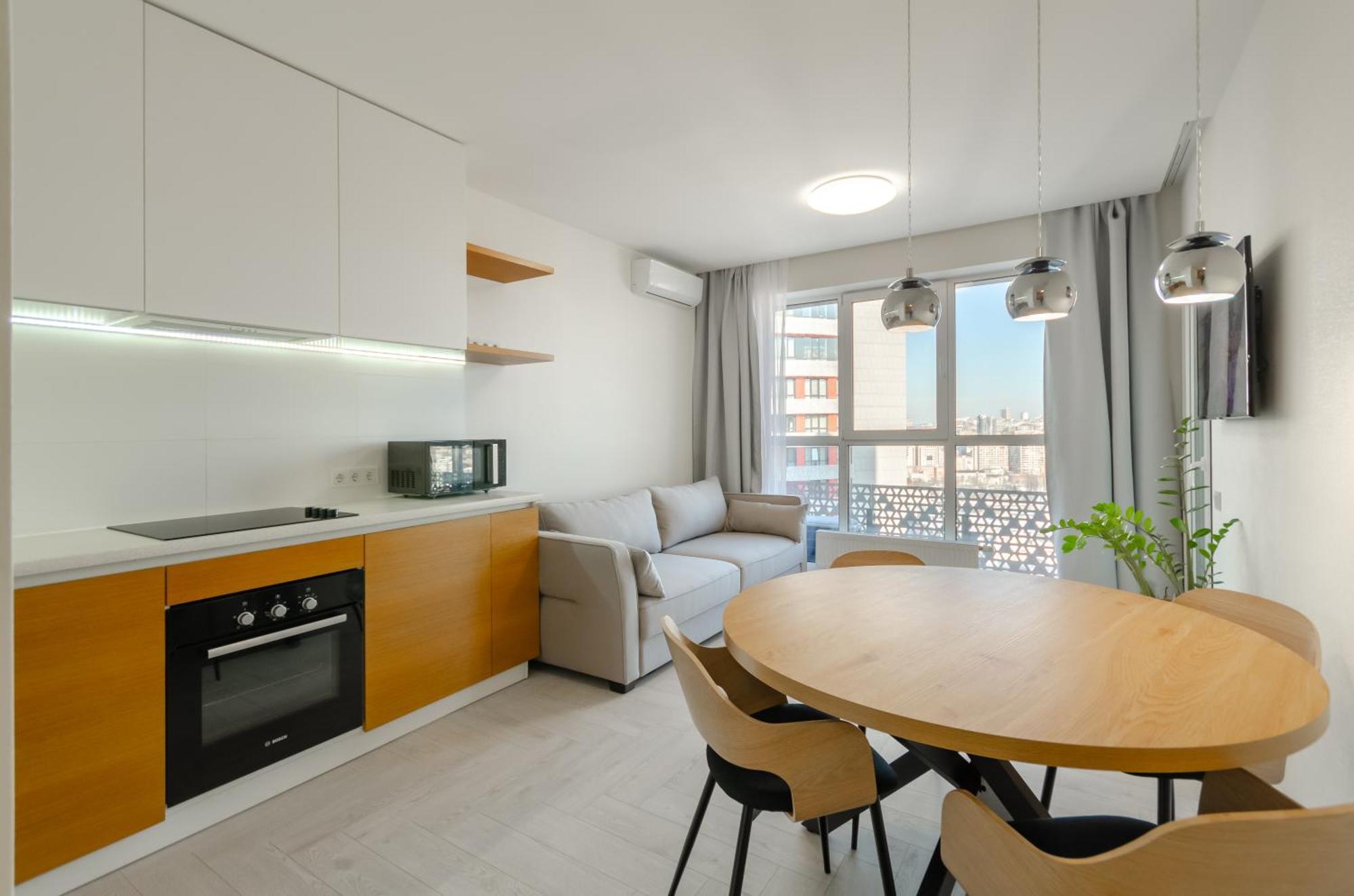 קייב Petrovdom 234-241-86-96 In City View Apartments At Rc Kvartet,Near Central Railway Station מראה חיצוני תמונה