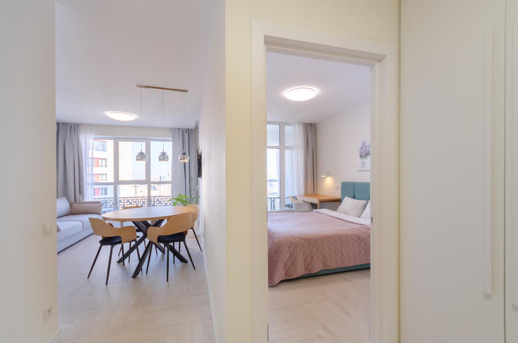 קייב Petrovdom 234-241-86-96 In City View Apartments At Rc Kvartet,Near Central Railway Station מראה חיצוני תמונה